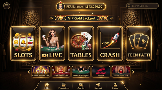 Main screen of 92R Game casino page for PK players